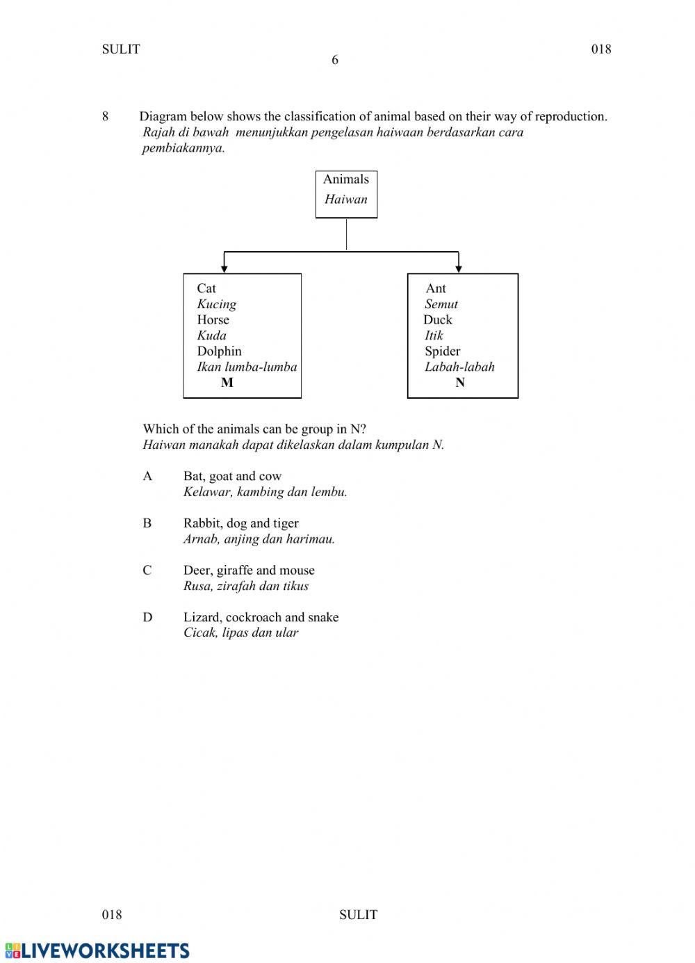 Ulangkaji sains tahun 5