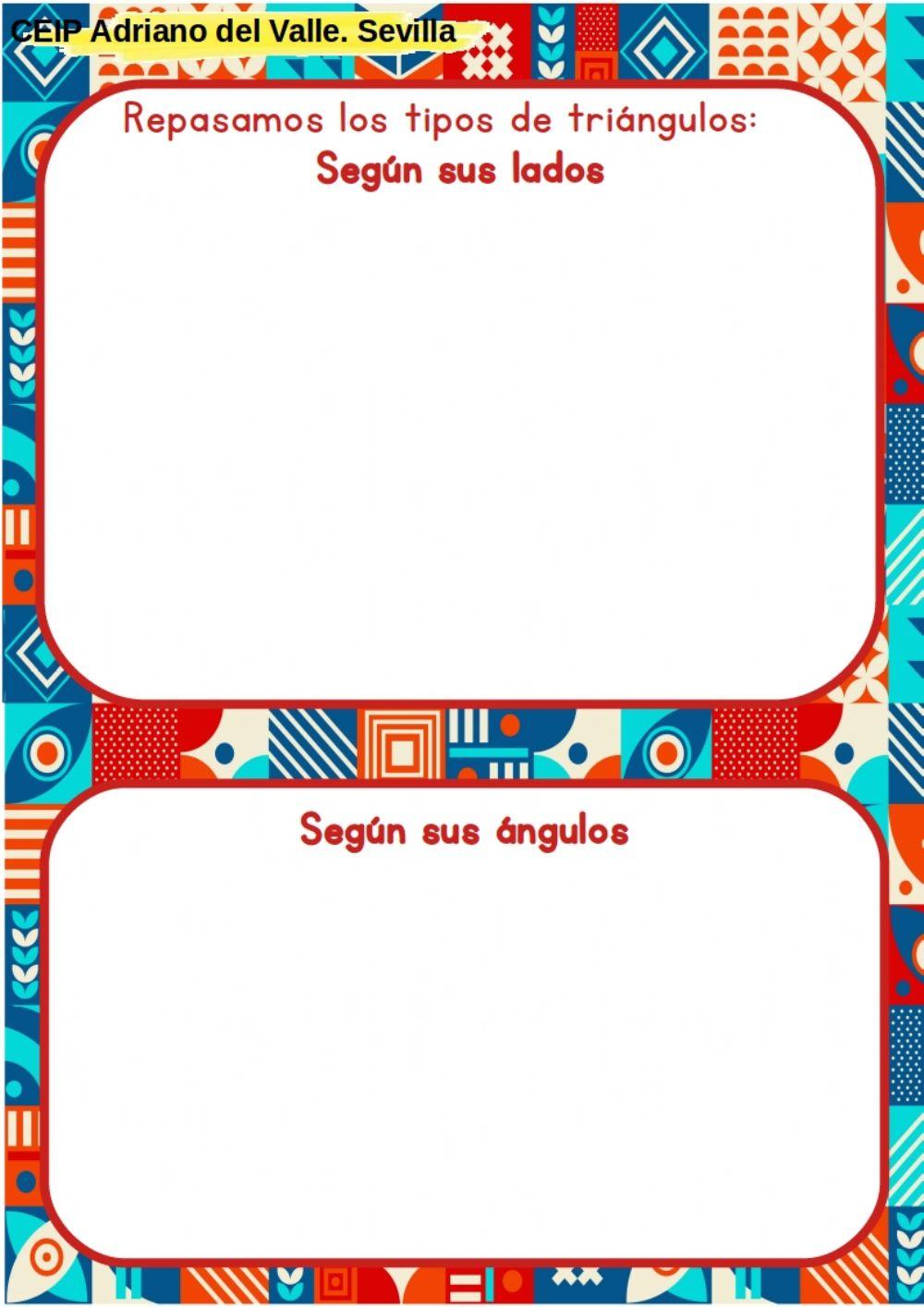 Clasificación de los triángulos