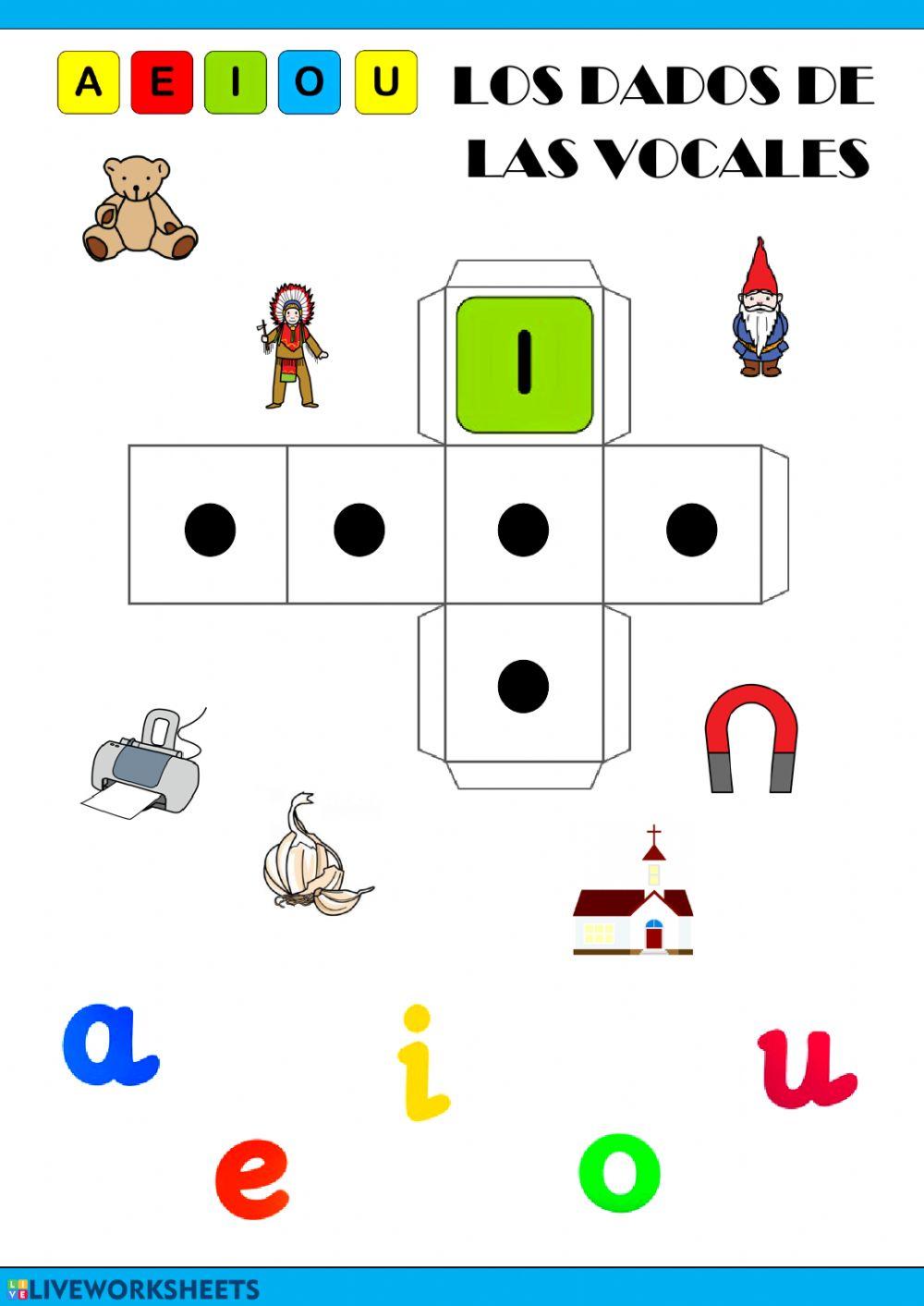 Los dados de las vocales (i)