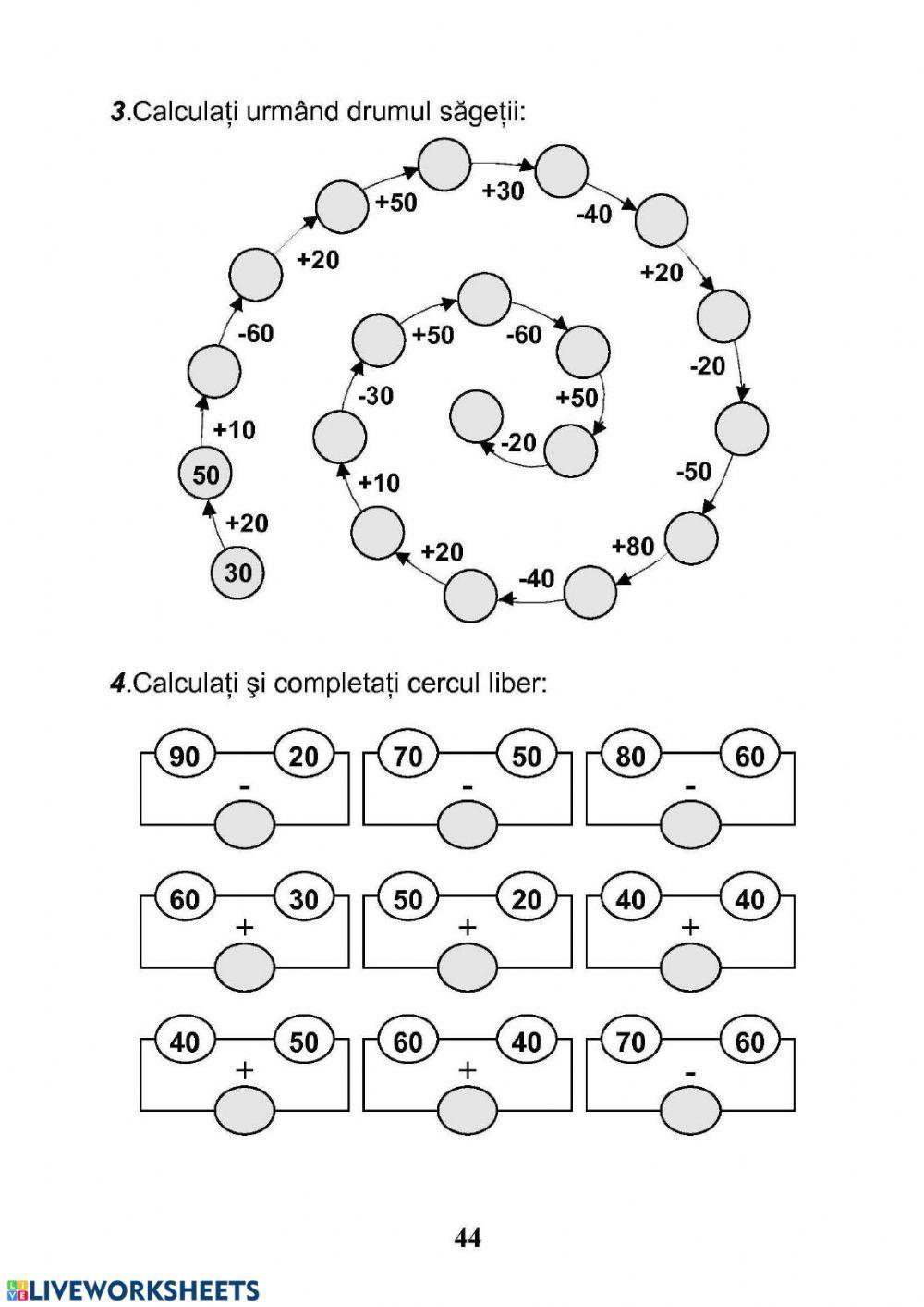 Serie de decenas completas