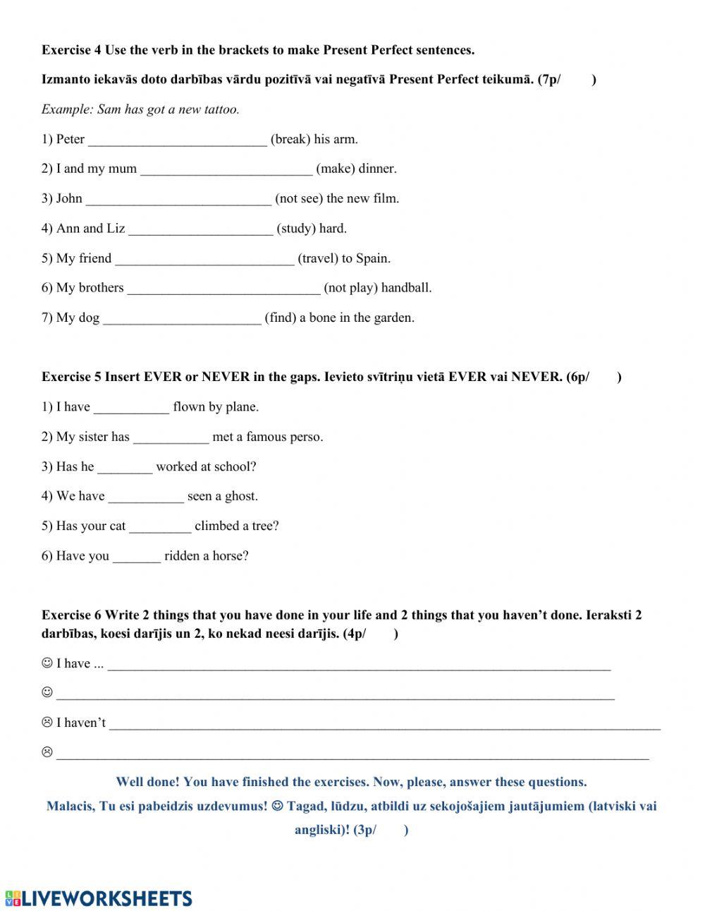 6. klase patstāvīgais darbs