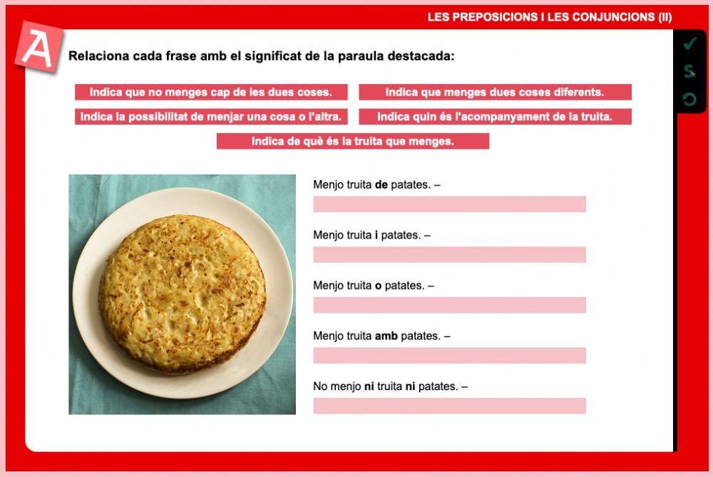 Preposicions i conjuncions 2
