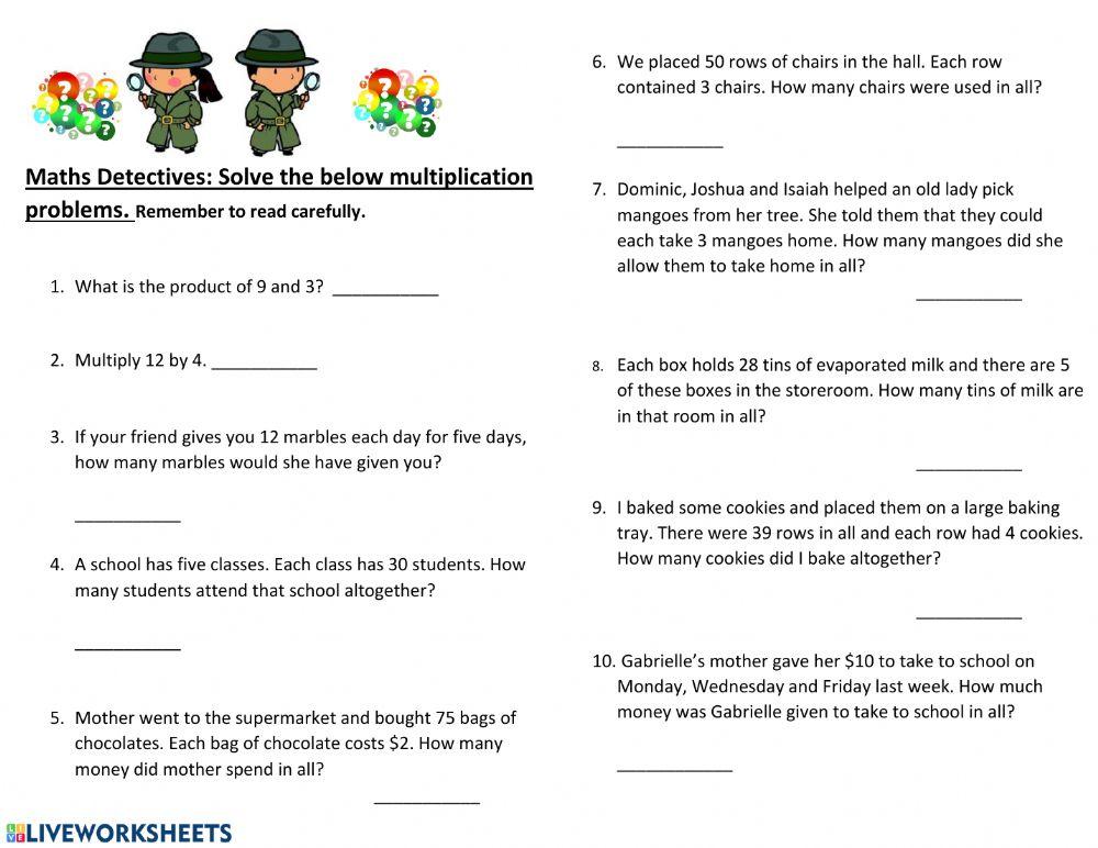 multiplication-problem-solving-worksheets