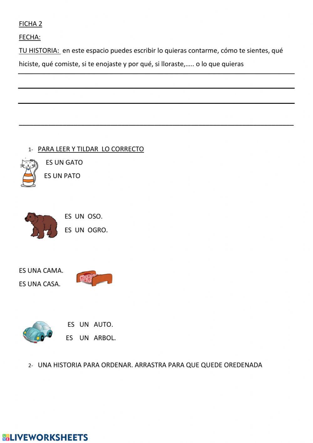 Comprensión lectora  FICHA 2.3