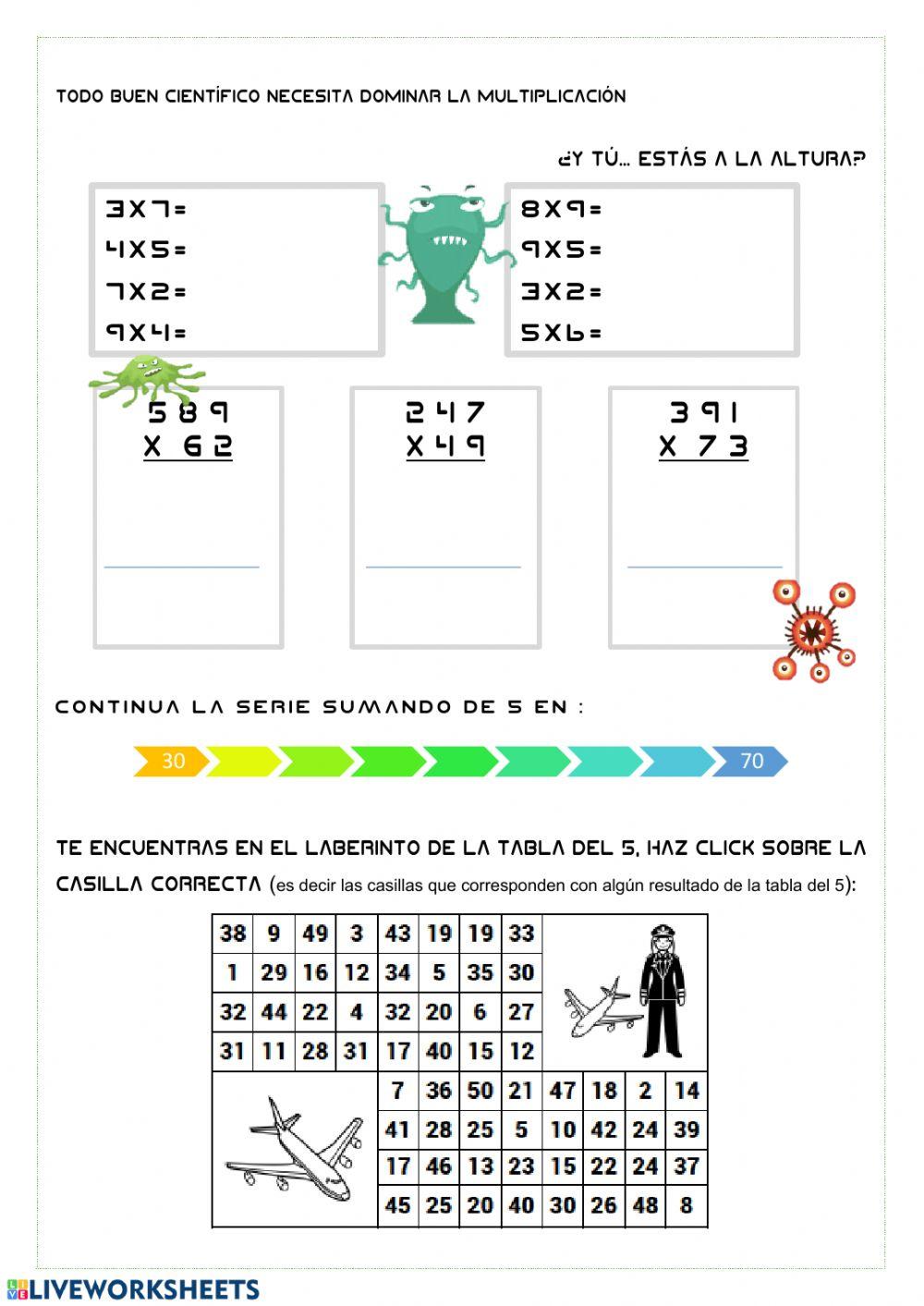 Repaso multiplicaciones