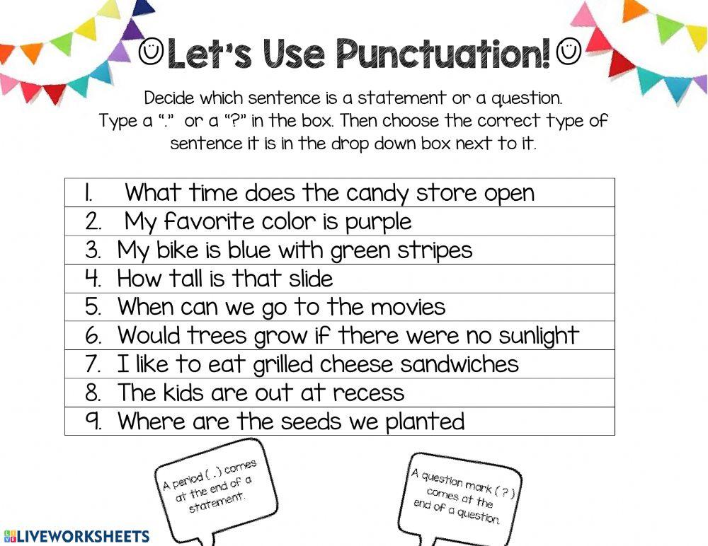 Let's Use Punctuation!