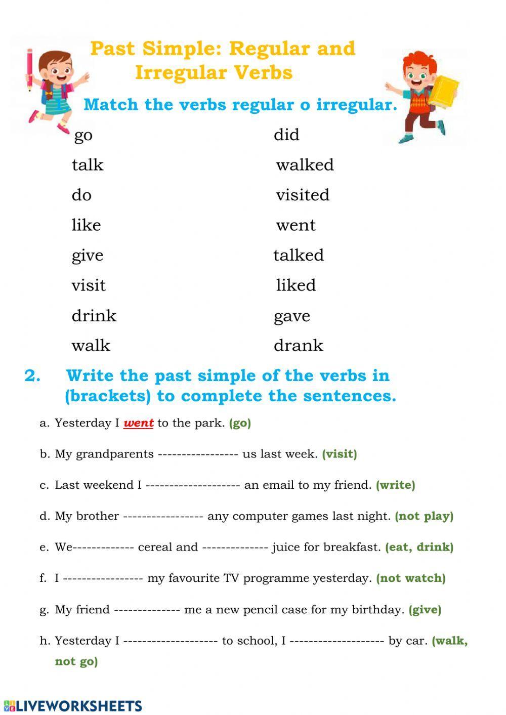 Simple Past Simple Past