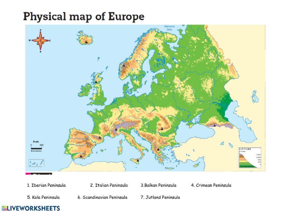 Social Science - Peninsulas in Europe