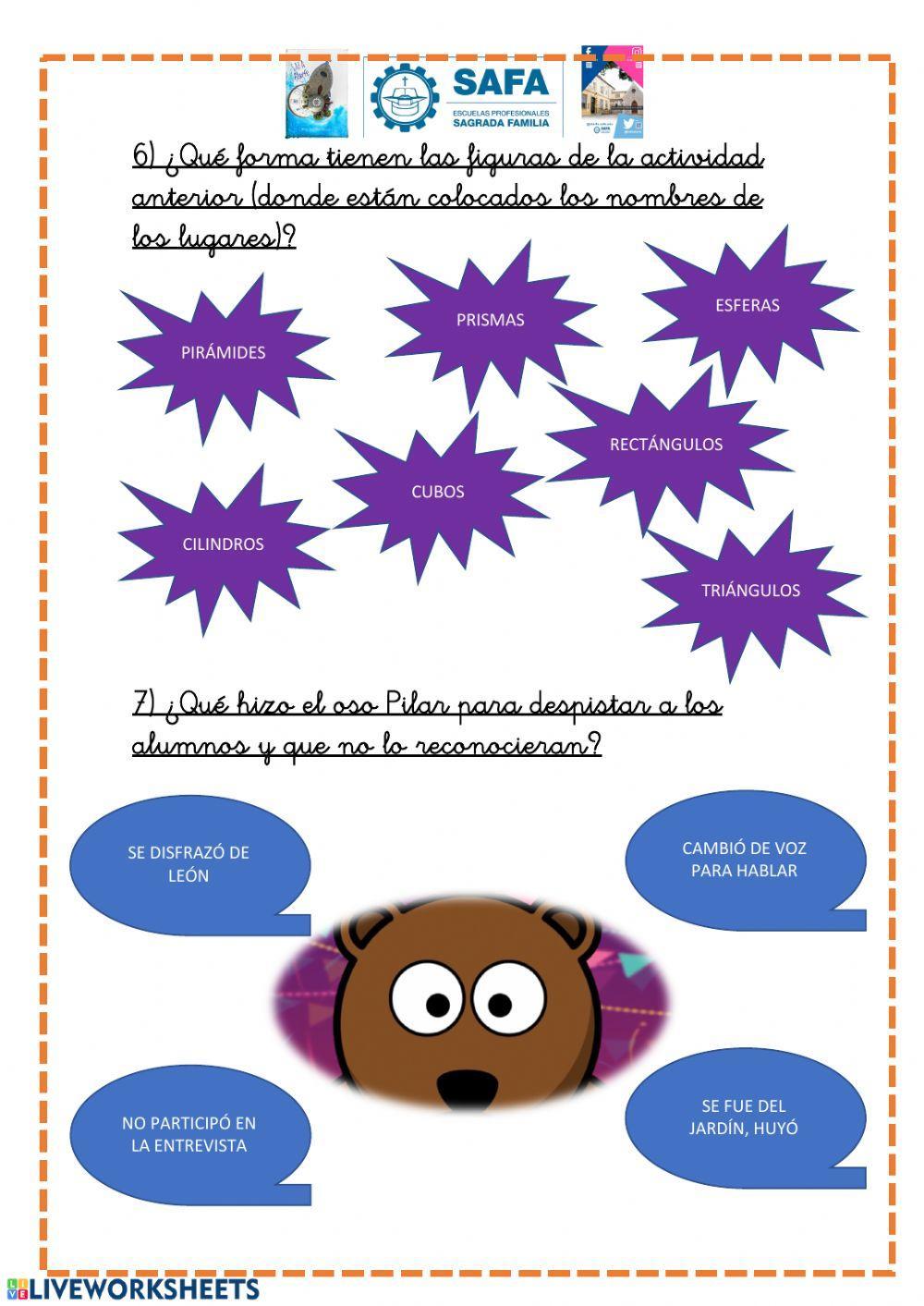 Cuestionario- ¿Qué son las leyendas? y comprensión oral