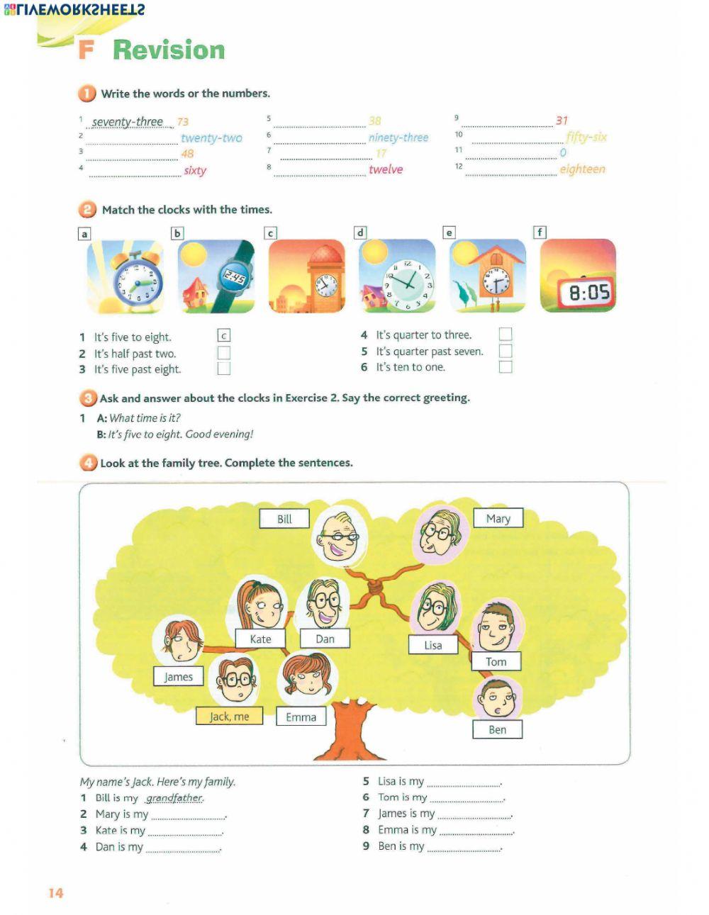 Revision unit 1 today 1