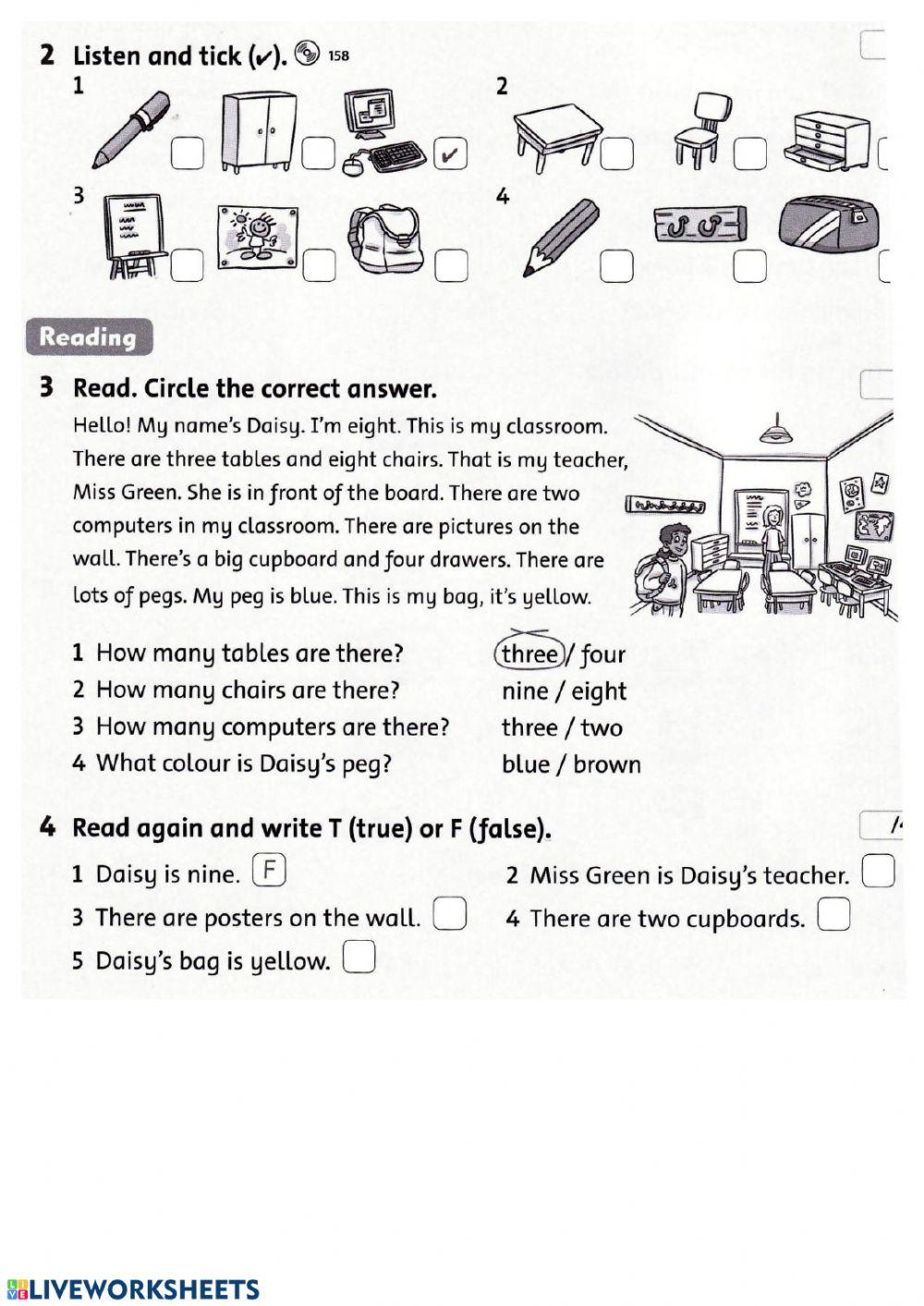 test second gra… | Free Interactive Worksheets | 5595299