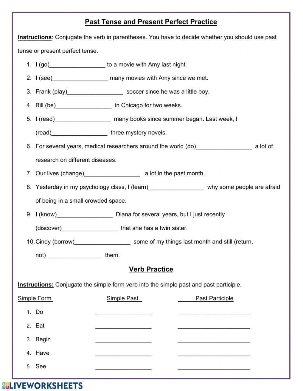 Present Perfect vs Past Simple