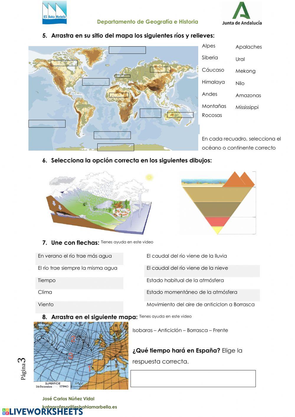 Repaso UD1 Relieve y ríos