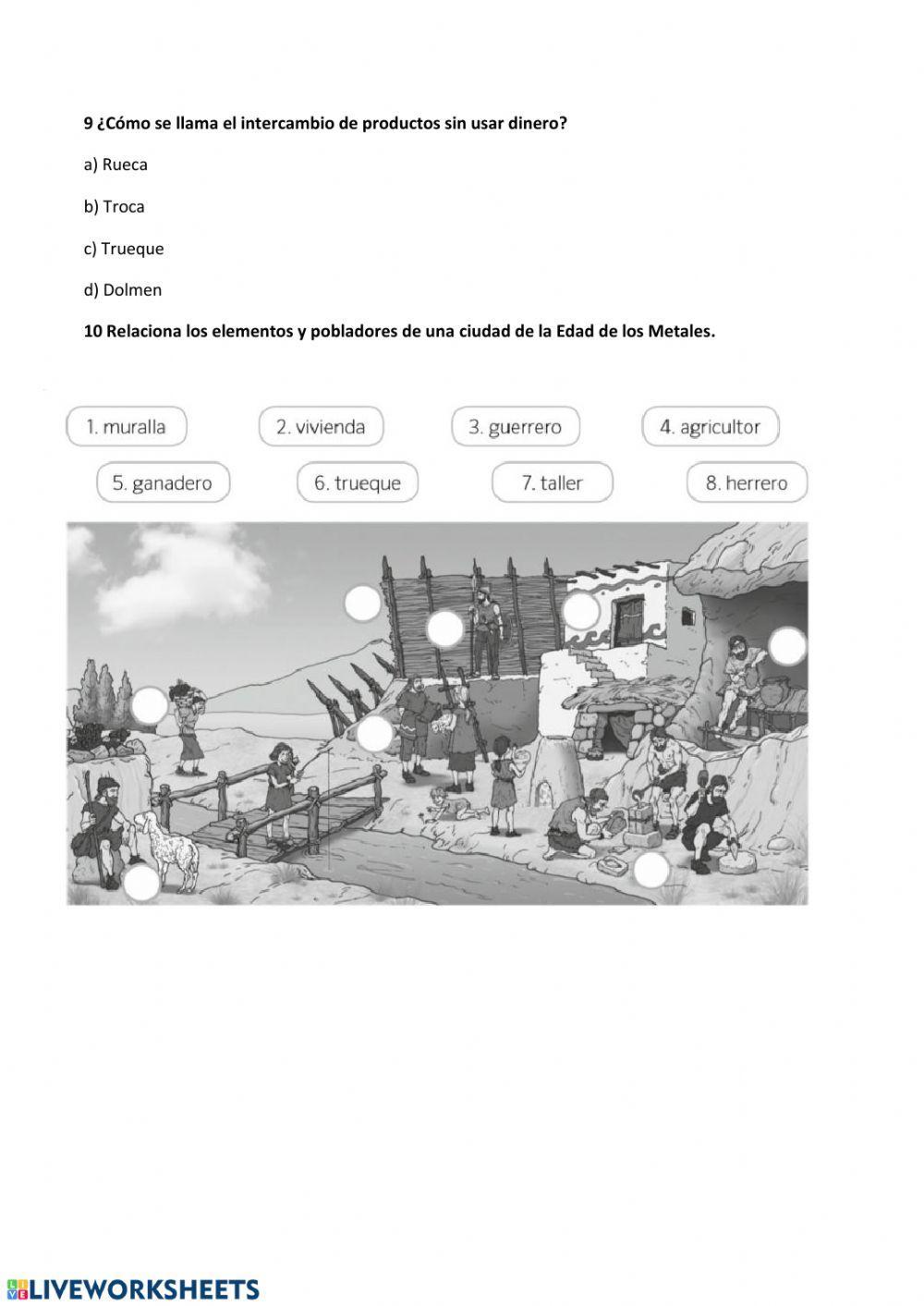 Prueba 4º Prehistoria