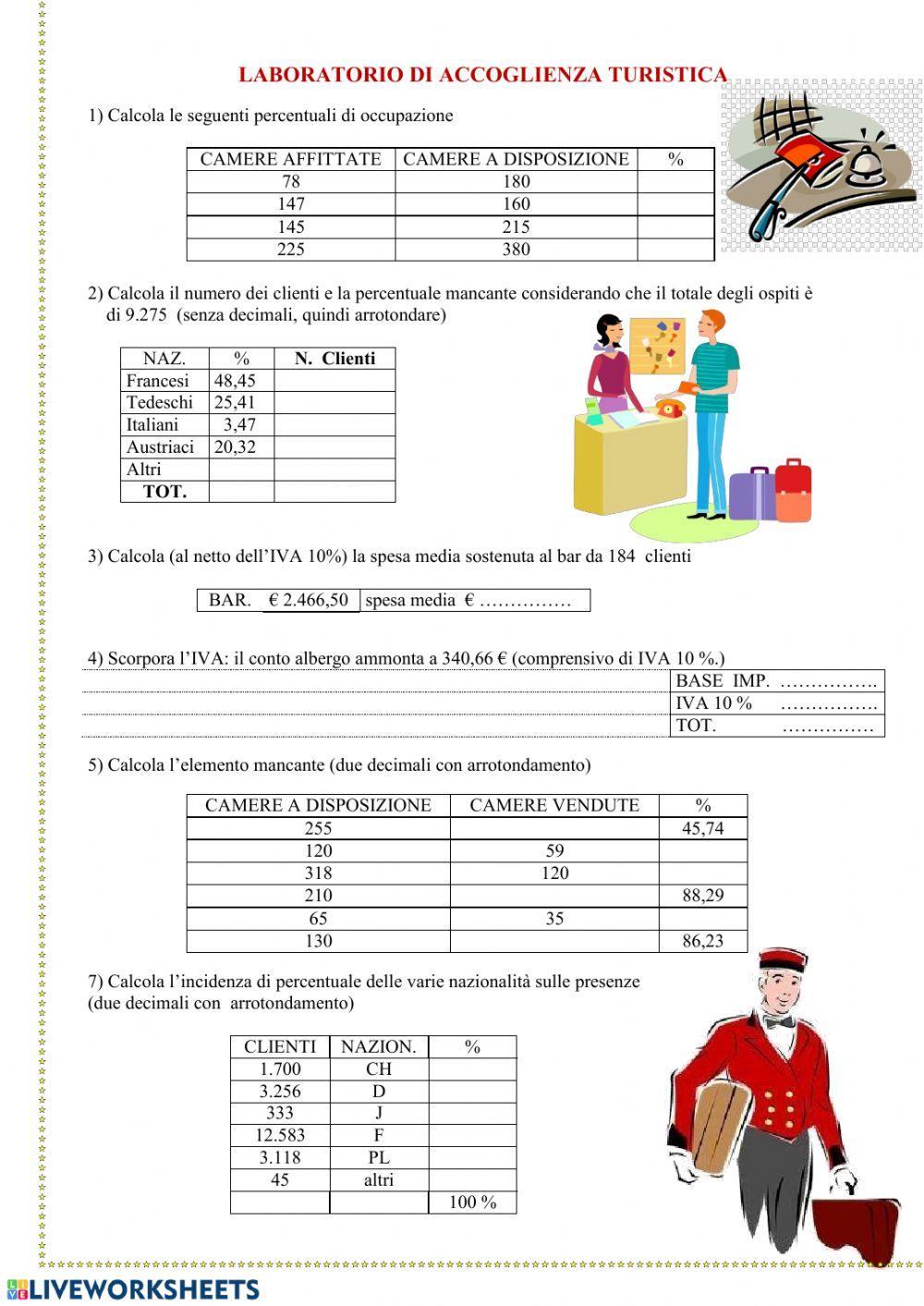 Esercitazione di contabilità