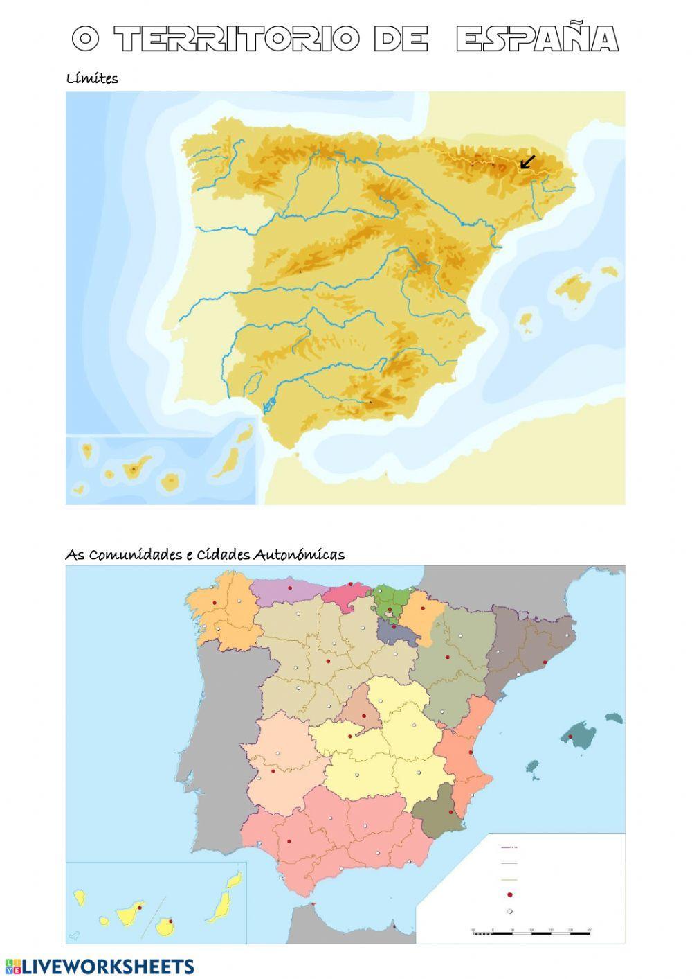 O territorio de España