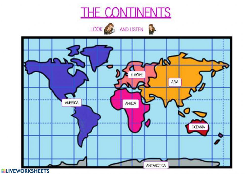 The continents