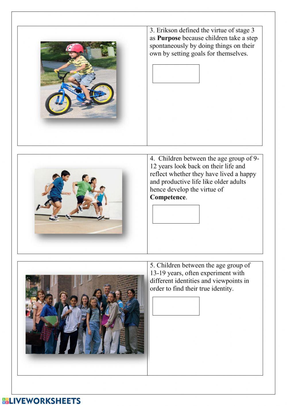 Erikson's Psychosocial development theory