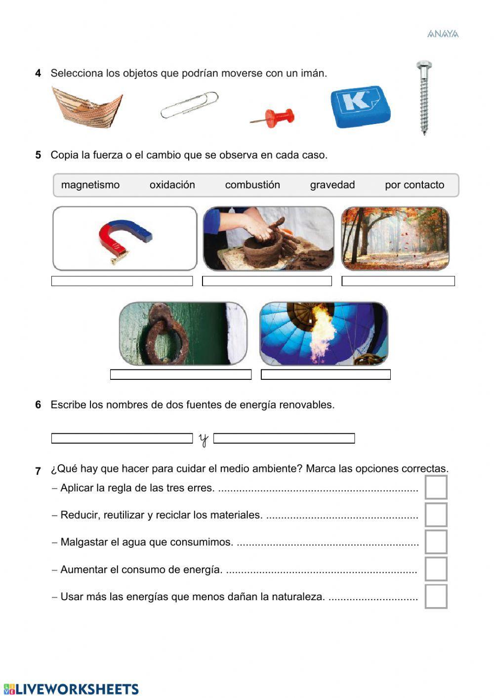 Unidad 5: naturales 2º