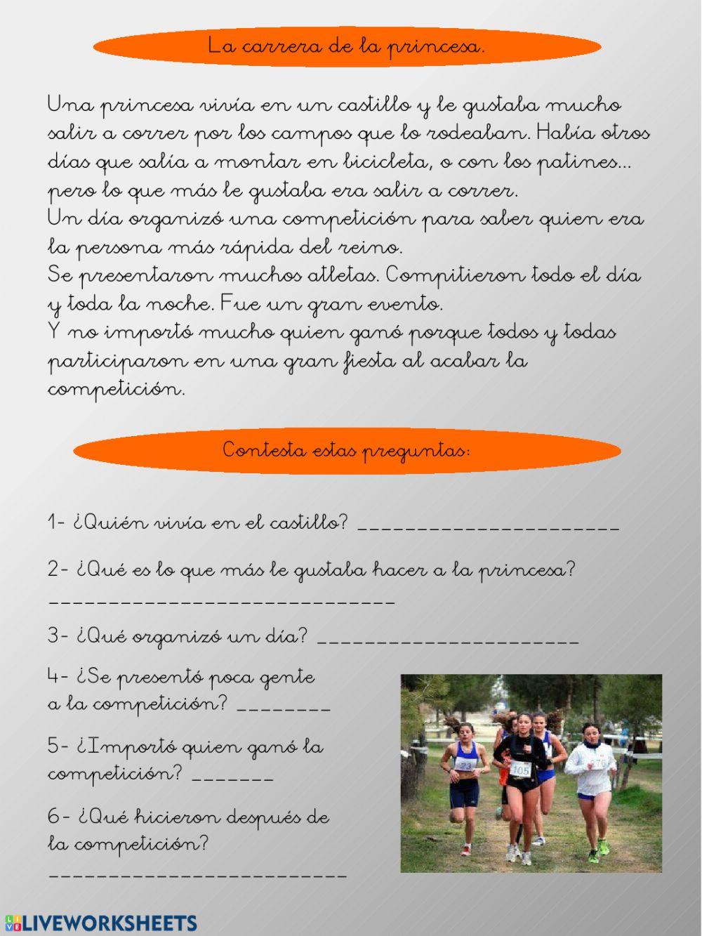 La carrera de la princesa La carrera de la princesa