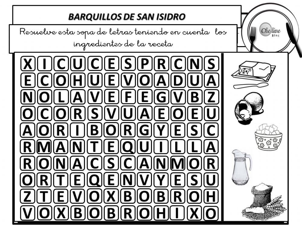 Barquillo Ingredientes