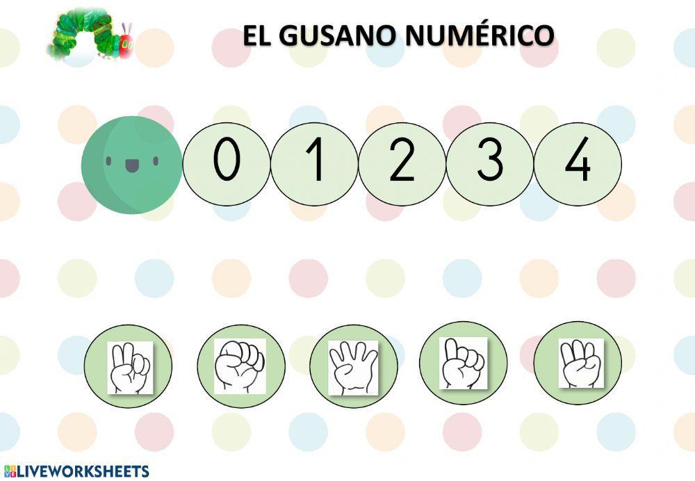 El gusano numérico