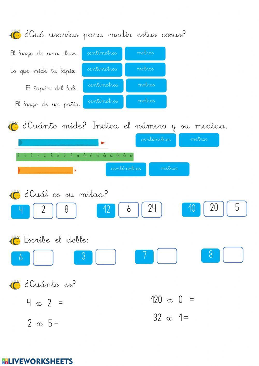 Repaso de matemáticas