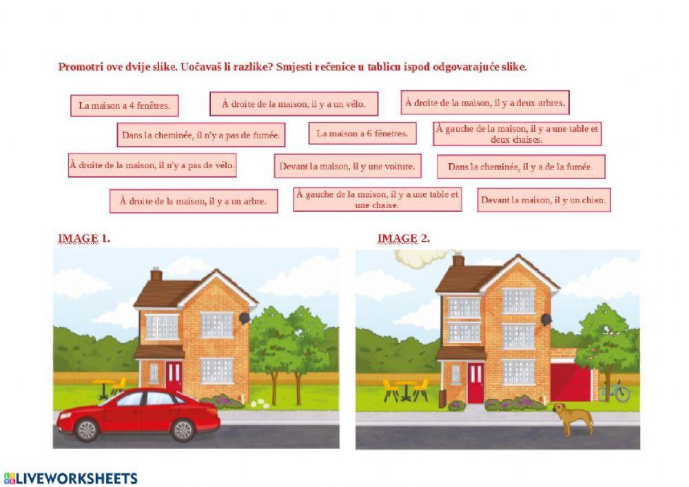 La maison: differences