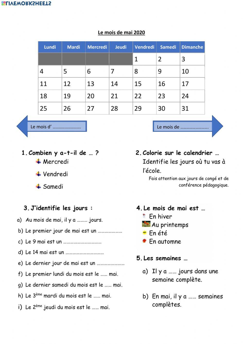 Le mois de mai à Viamonde