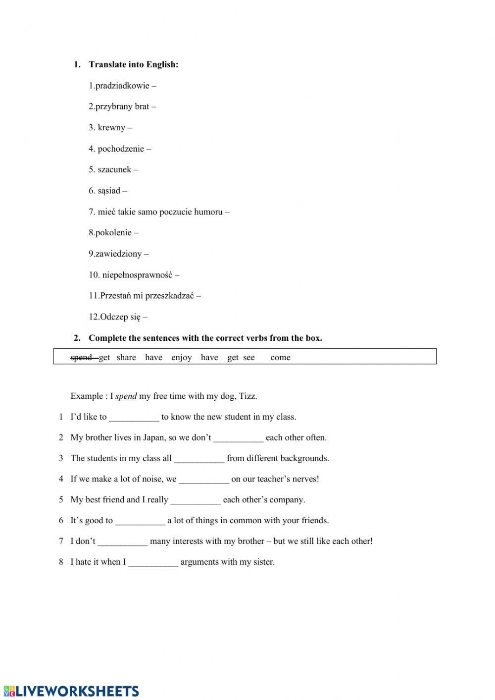 7a Family and Friends