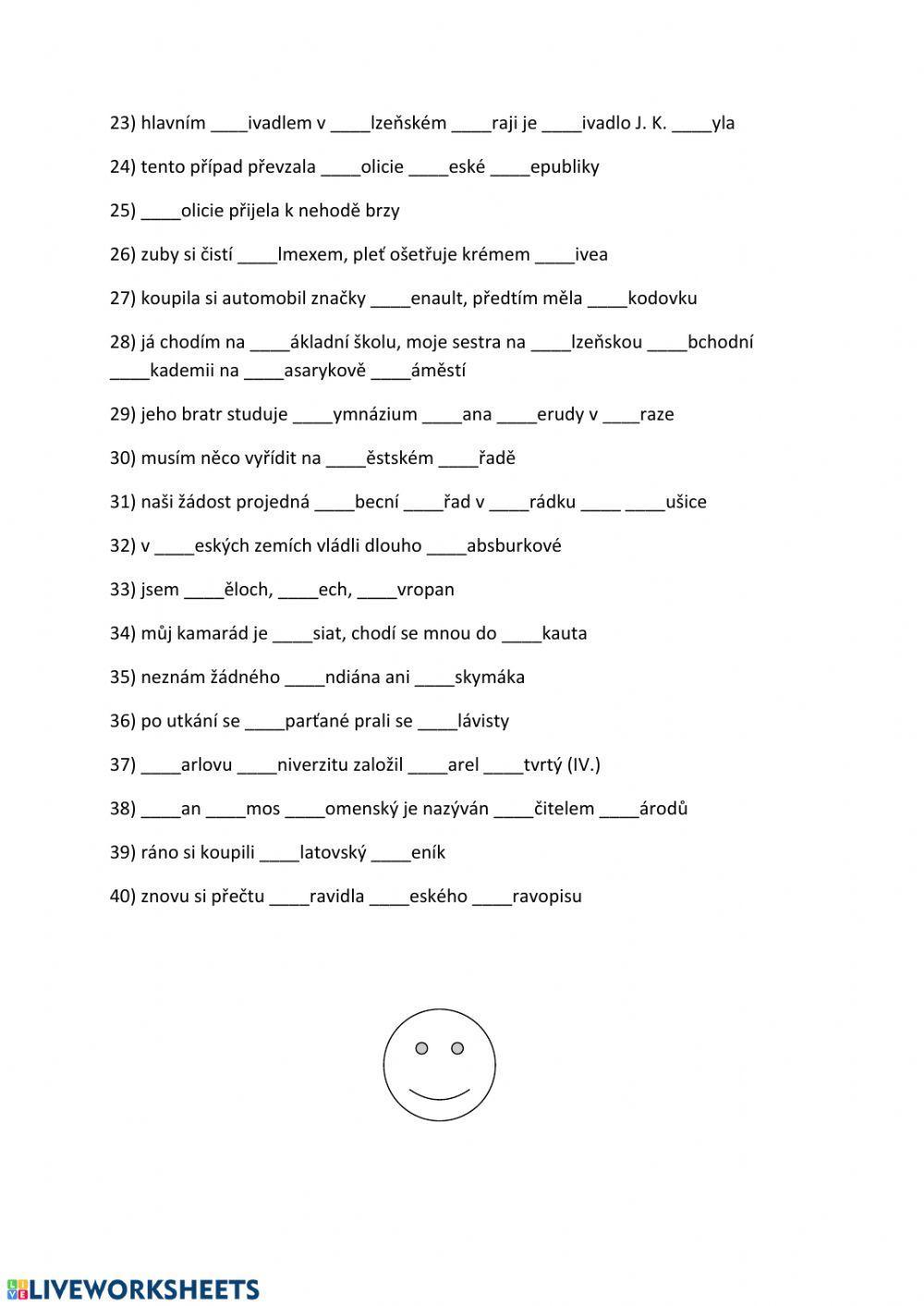 Velká a malá písmena