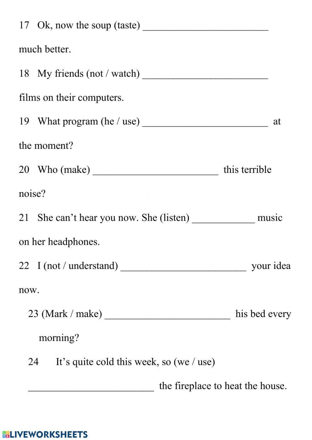 Grammar - mixed (No. 3)