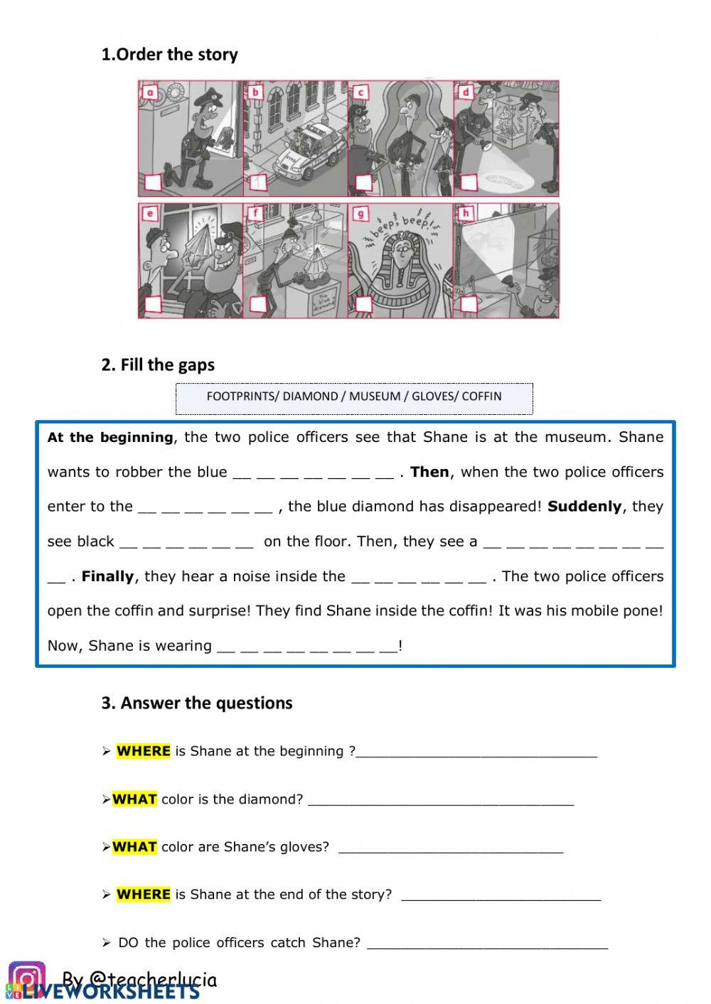 The robber's clothes