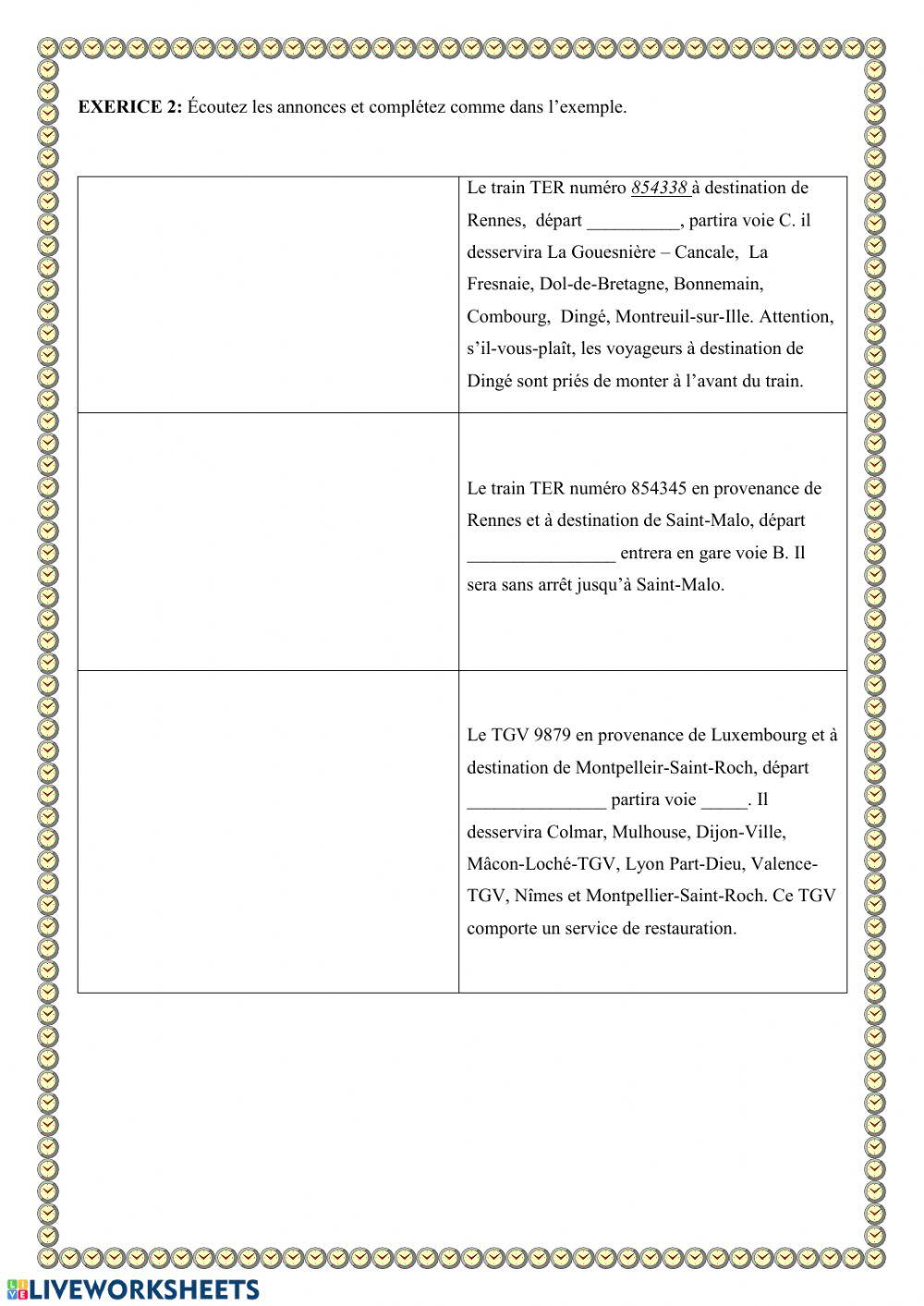 Quelle heure est-il?