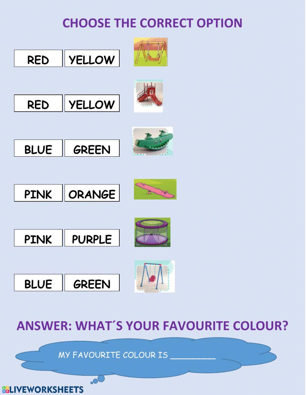 Playing with colours!