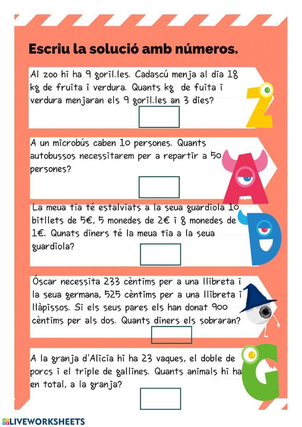 Repaso matemàtiques