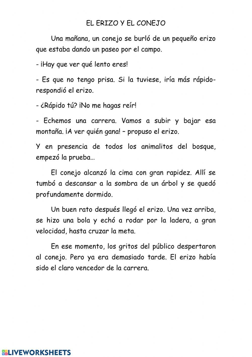 Comprensión lectora