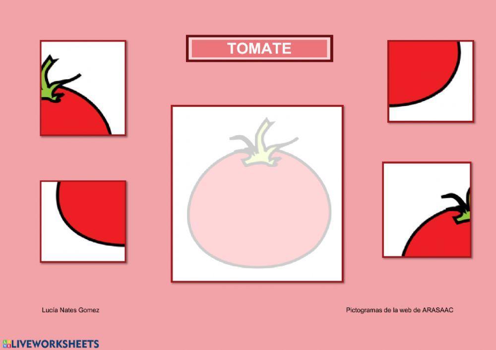 Puzzle de las verduras