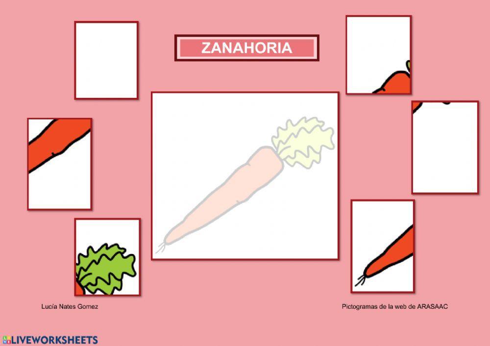 Puzzle de las verduras