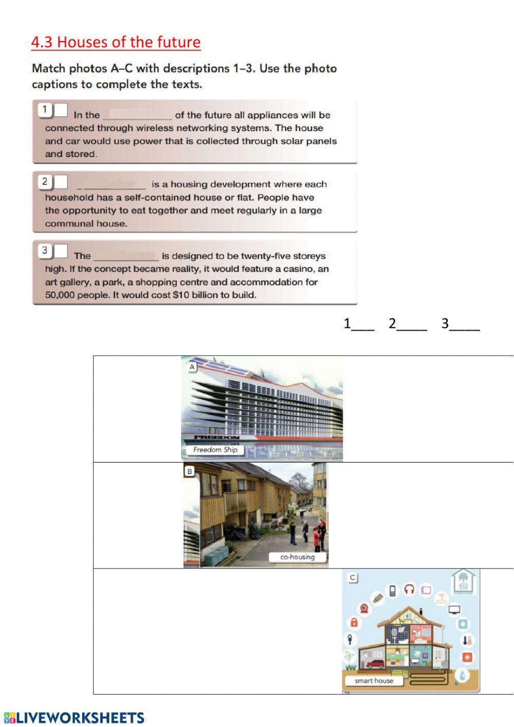 Houses of the future