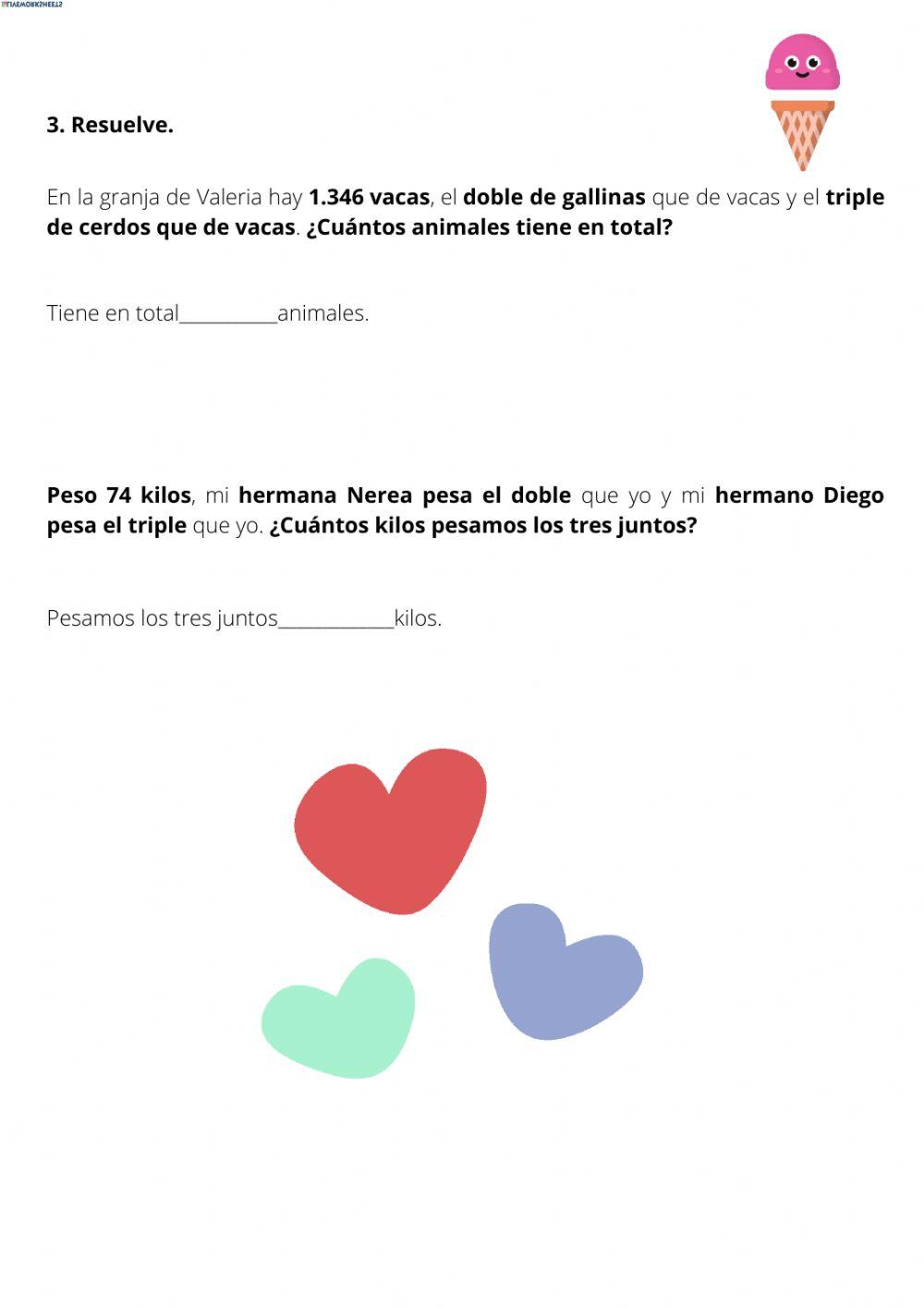 Matematicas del 18 al 22 de mayo