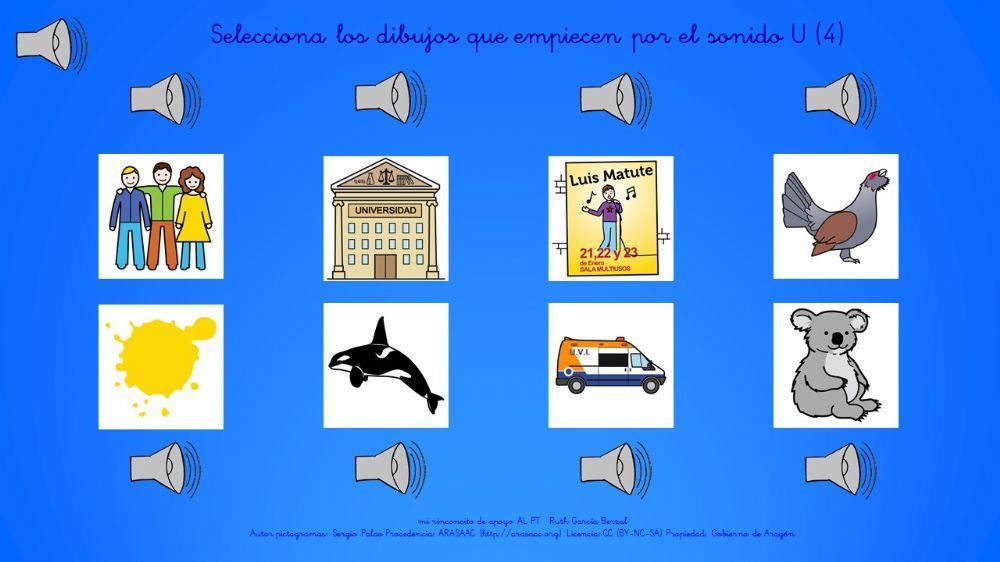 Jugamos con el sonido U 4