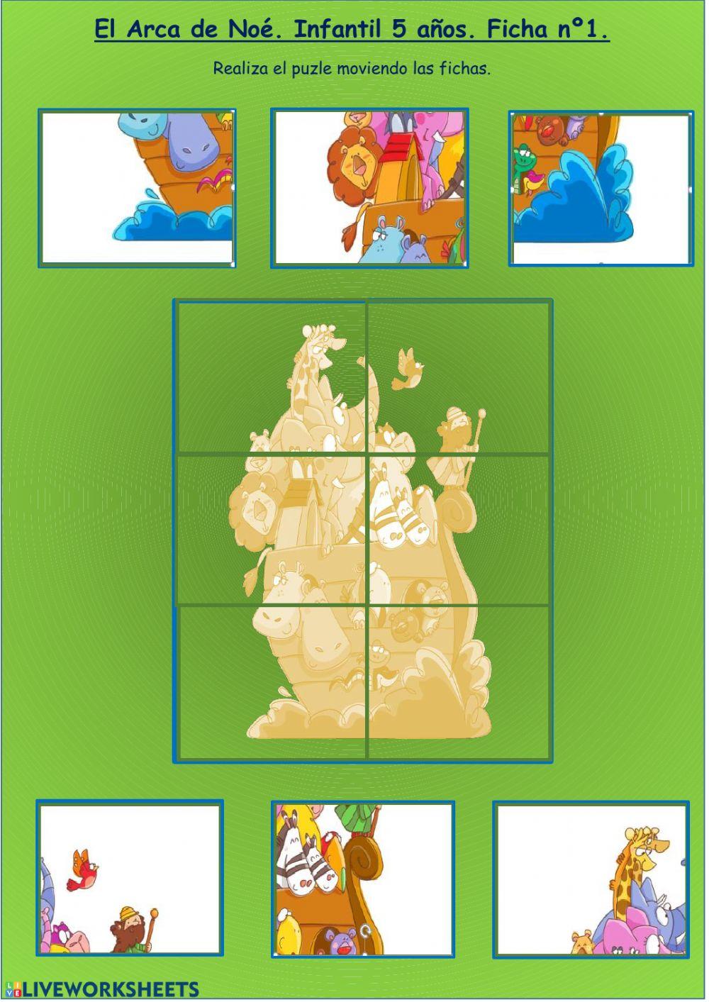 El Arca de Noé Infantil 5 años.Tierno Galván.