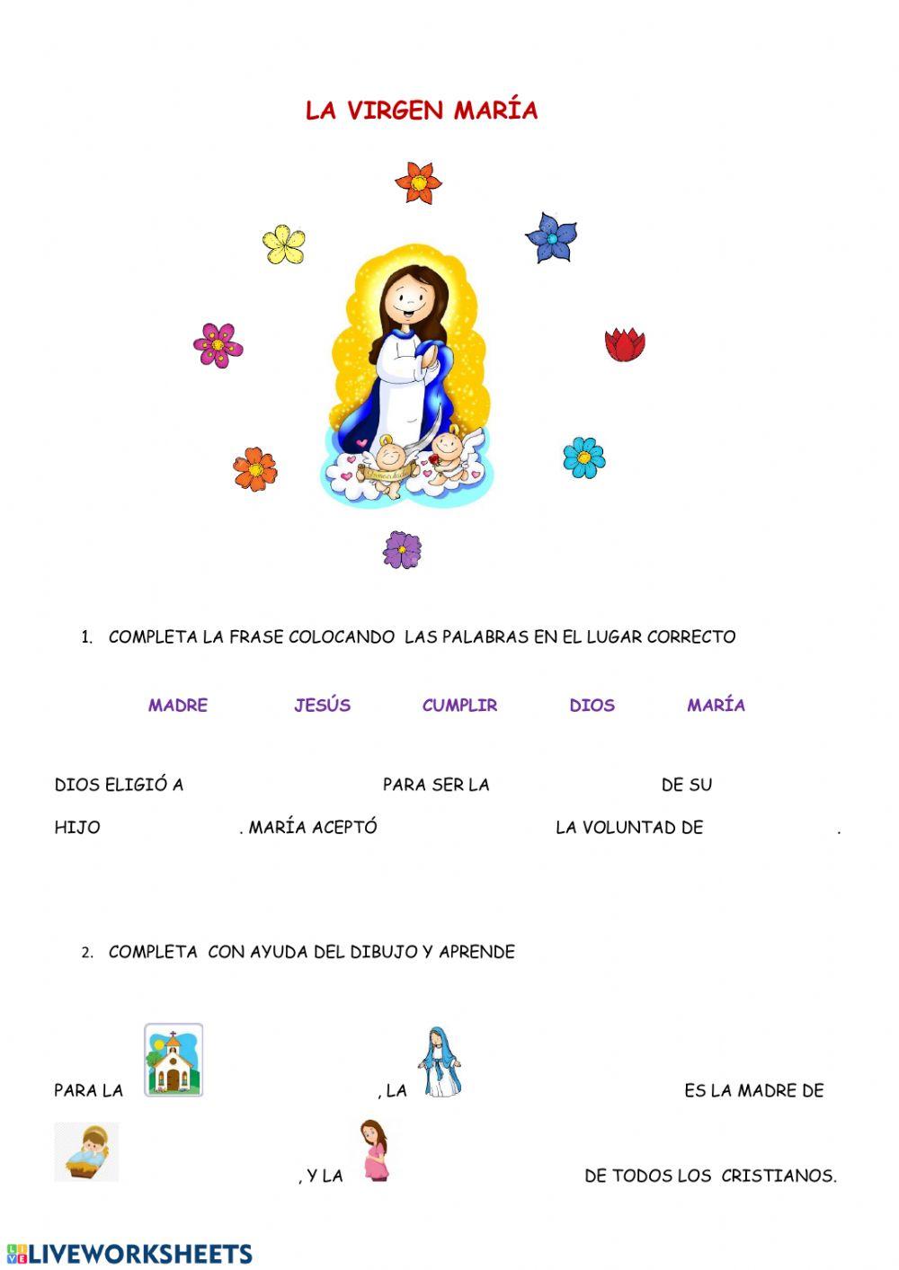 La virgen maría