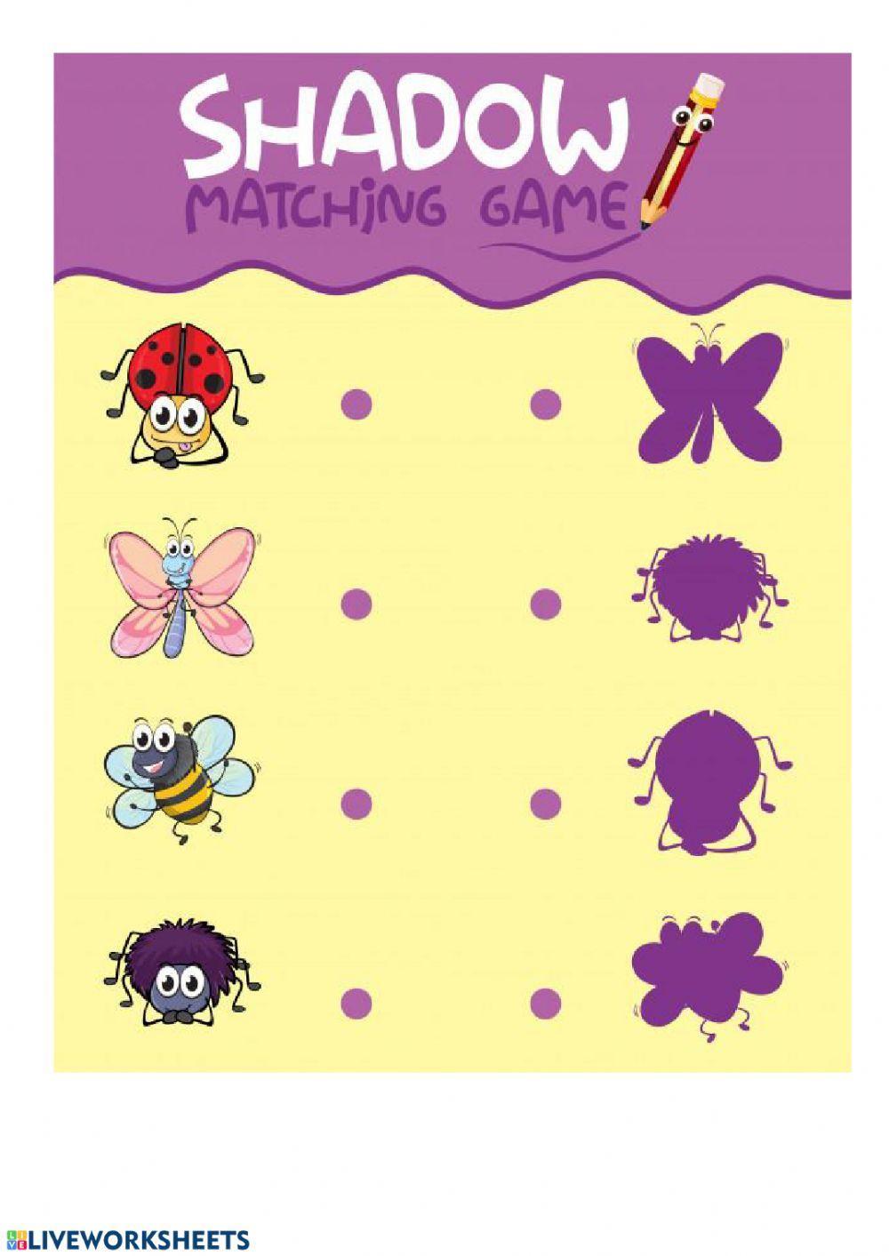 Shadow Matching Game
