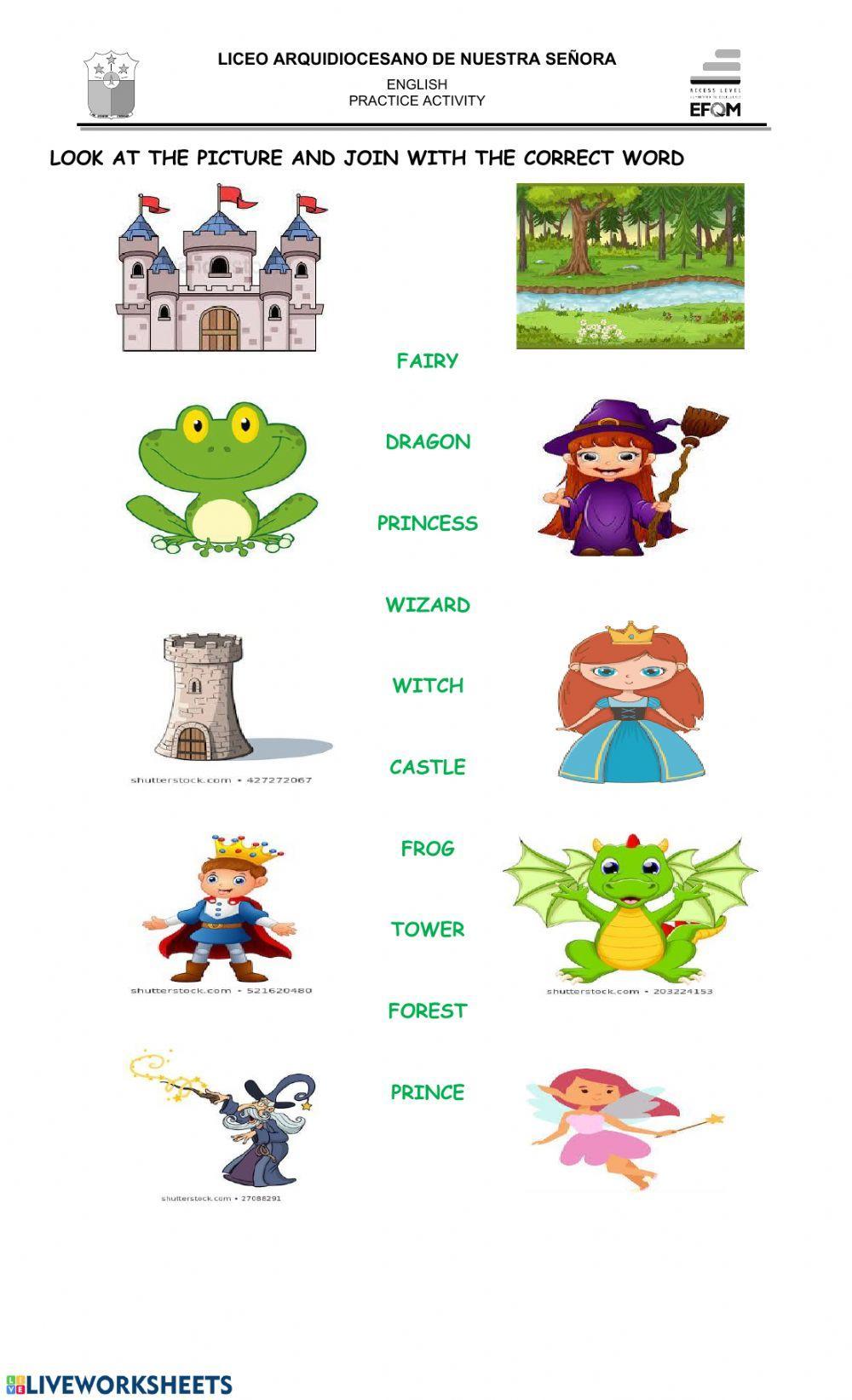 Fairy tales vocabulary