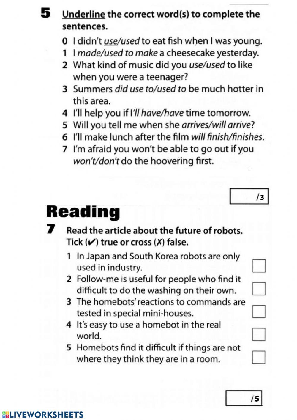 Pre Inter - Final Test