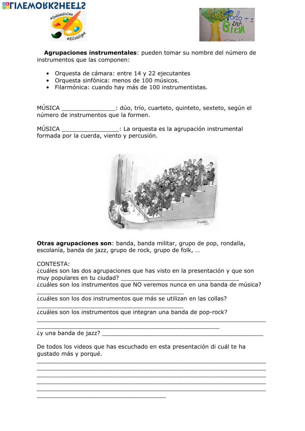 agrupaciones instrumentals 6º
