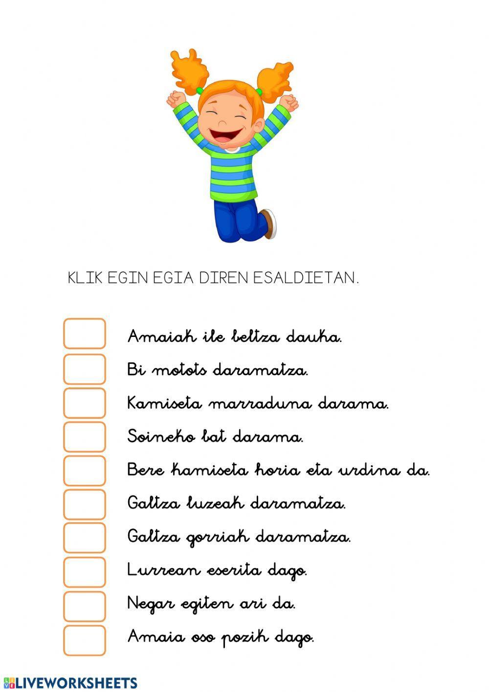 Irudien irakurketa - deskribapena