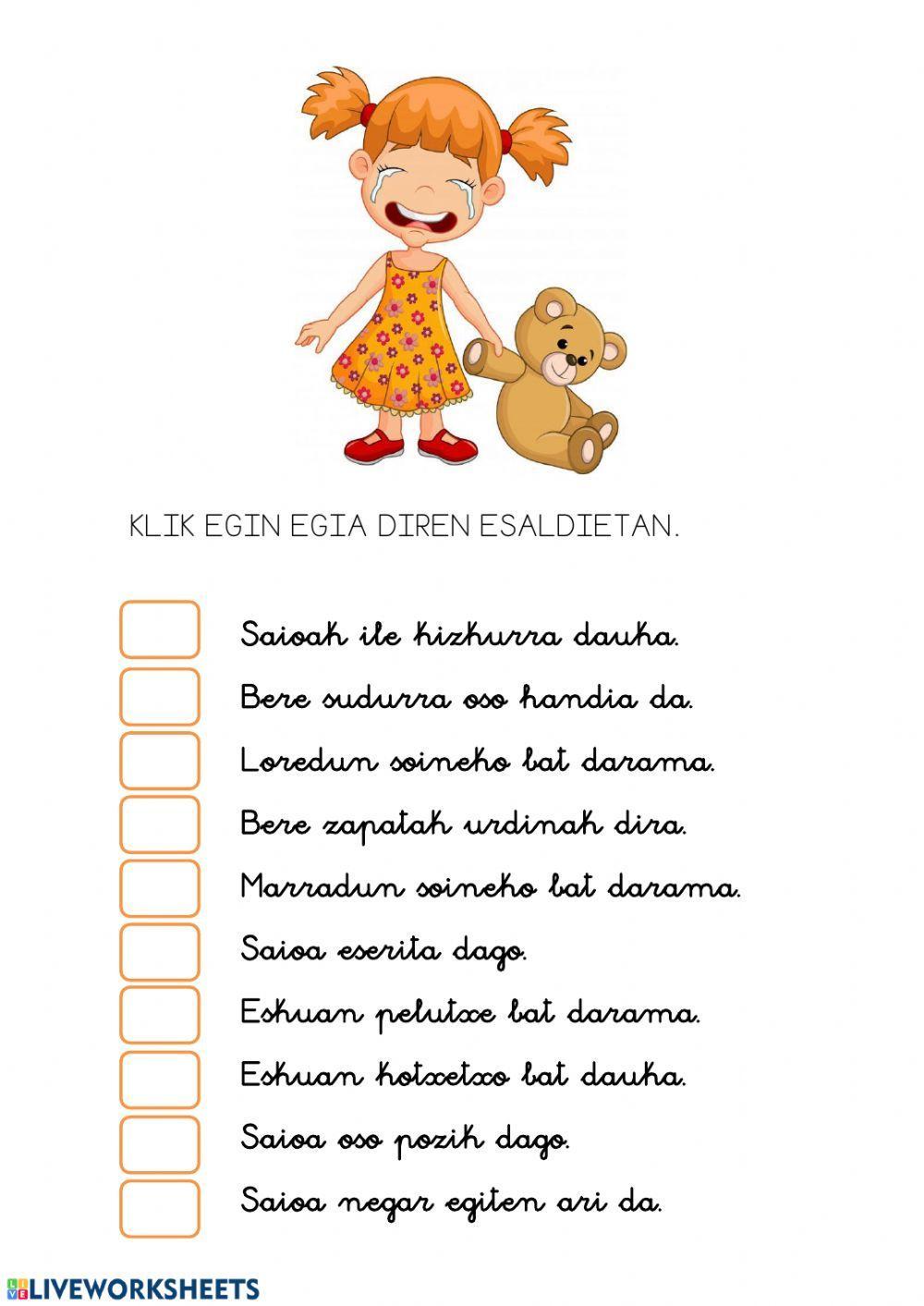 Irudien irakurketa - deskribapena